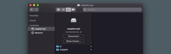 Teaser for Setup Raspberry Pi File and Screen Sharing for macOS & iOS